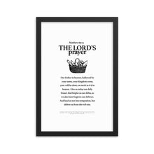 Load image into Gallery viewer, The Lord&#39;s prayer - Framed poster
