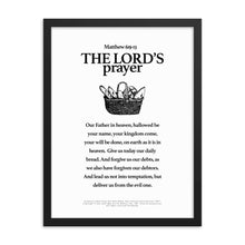 Load image into Gallery viewer, The Lord&#39;s prayer - Framed poster
