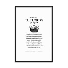 Load image into Gallery viewer, The Lord&#39;s prayer - Framed poster
