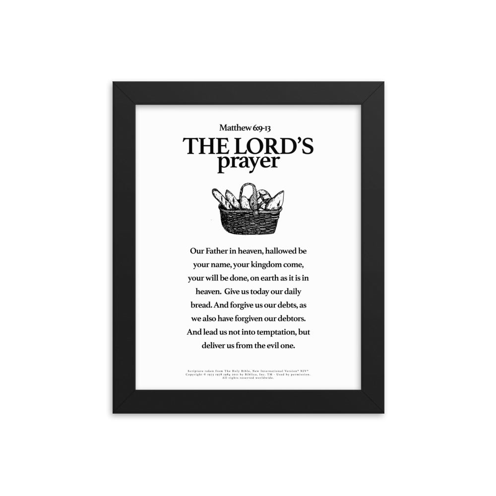 The Lord's prayer - Framed poster