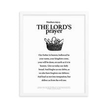 Load image into Gallery viewer, The Lord&#39;s prayer - Framed poster
