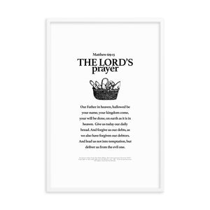 The Lord's prayer - Framed poster