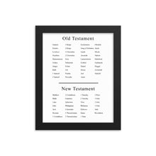 Load image into Gallery viewer, Old Testament, New Testament - Framed Poster
