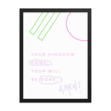 Load image into Gallery viewer, Lord´s prayer - Framed poster
