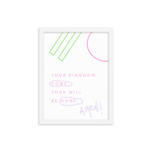 Lord´s prayer - Framed poster