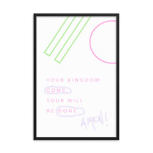 Load image into Gallery viewer, Lord´s prayer - Framed poster
