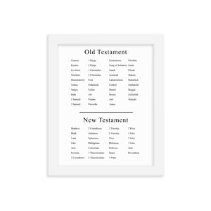 Old Testament, New Testament - Framed Poster
