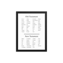 Load image into Gallery viewer, Old Testament, New Testament - Framed Poster
