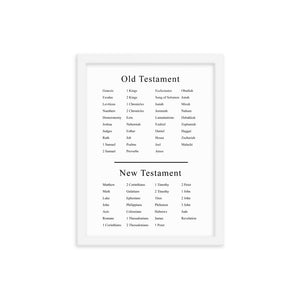 Old Testament, New Testament - Framed Poster